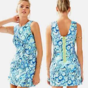 Lilly Pulitzer Mila Shift Dress Indigo Sunset NWT